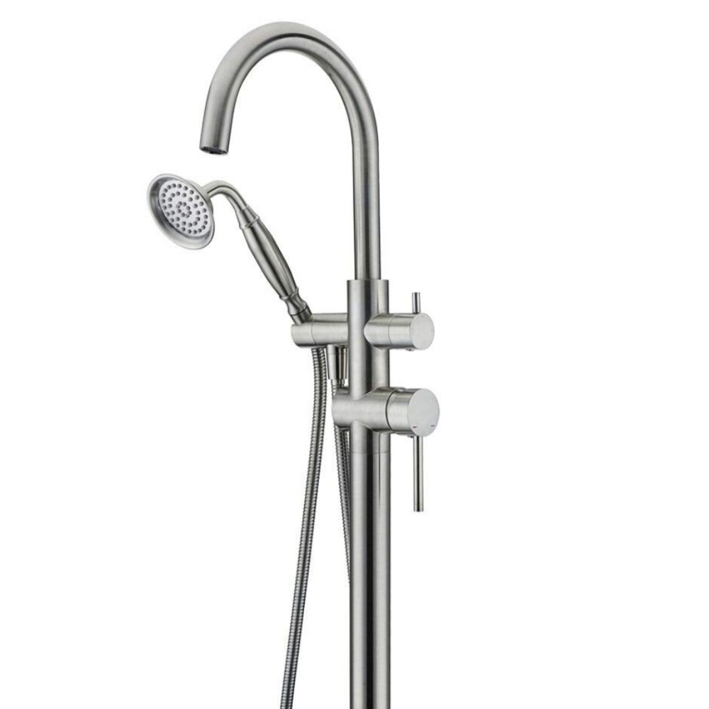 Freestanding tub filler